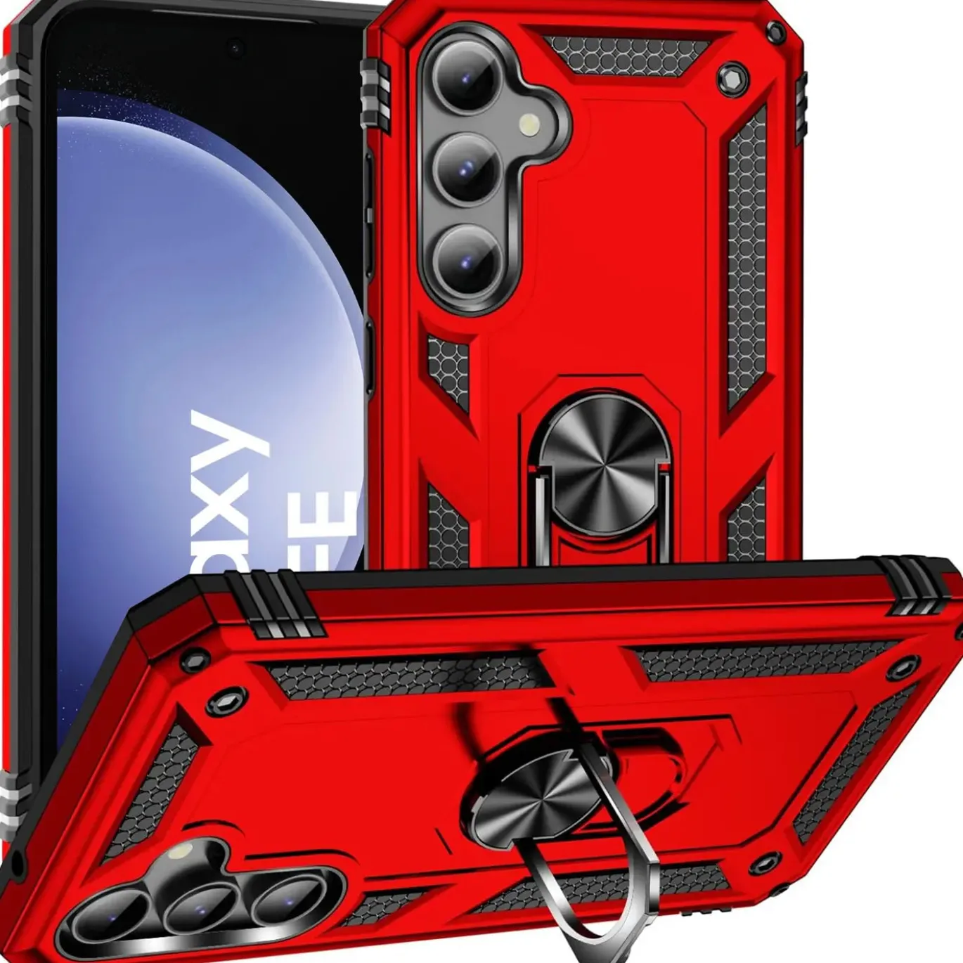 Samsung Galaxy S23 FE - Outdoor Hardcase mit Ringhalter