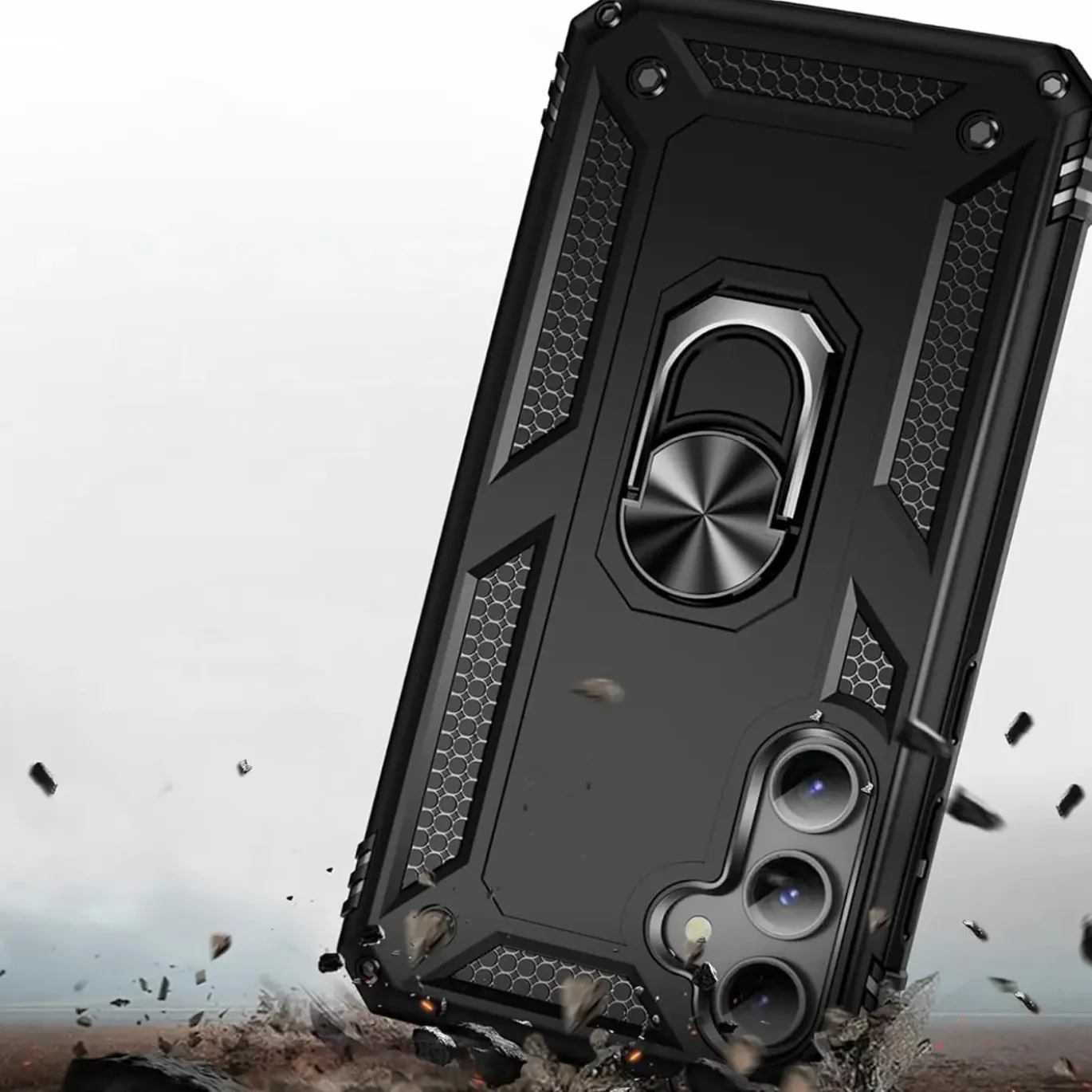 Samsung Galaxy S24 FE - Outdoor Hardcase mit Ringhalter