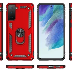 Samsung Galaxy S21 FE - Outdoor Hardcase mit Ringhalter