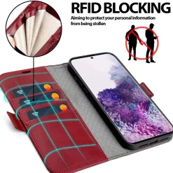 Samsung Galaxy S20 FE - Robuste Klapphülle mit RFID Block