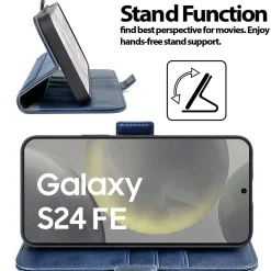 Samsung Galaxy S24 FE - Robuste Klapphülle mit RFID Block