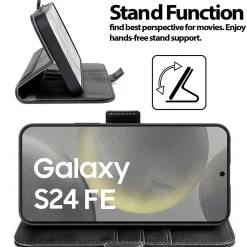 Samsung Galaxy S24 FE - Robuste Klapphülle mit RFID Block