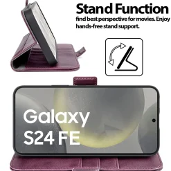 Samsung Galaxy S24 FE - Robuste Klapphülle mit RFID Block