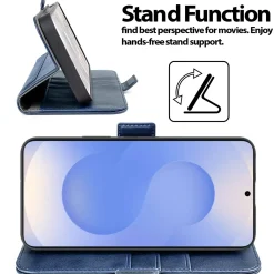 Samsung Galaxy S25 FE - Robuste Klapphülle mit RFID Block