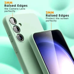 Samsung Galaxy S23 FE - Silikon Case mit Mikrofaser-Innenseite