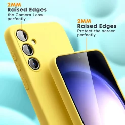 Samsung Galaxy S23 FE - Silikon Case mit Mikrofaser-Innenseite