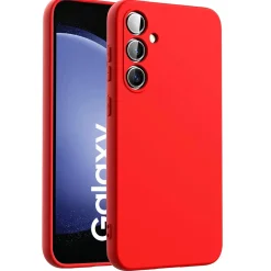 Samsung Galaxy S23 FE - Silikon Case mit Mikrofaser-Innenseite