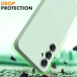 Samsung Galaxy S24 FE - Silikon Case mit Mikrofaser-Innenseite