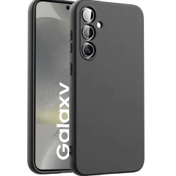 Samsung Galaxy S24 FE - Silikon Case mit Mikrofaser-Innenseite