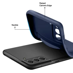 Samsung Galaxy S21 FE - Silikonhülle mit Kartenfach & Kameraschutz