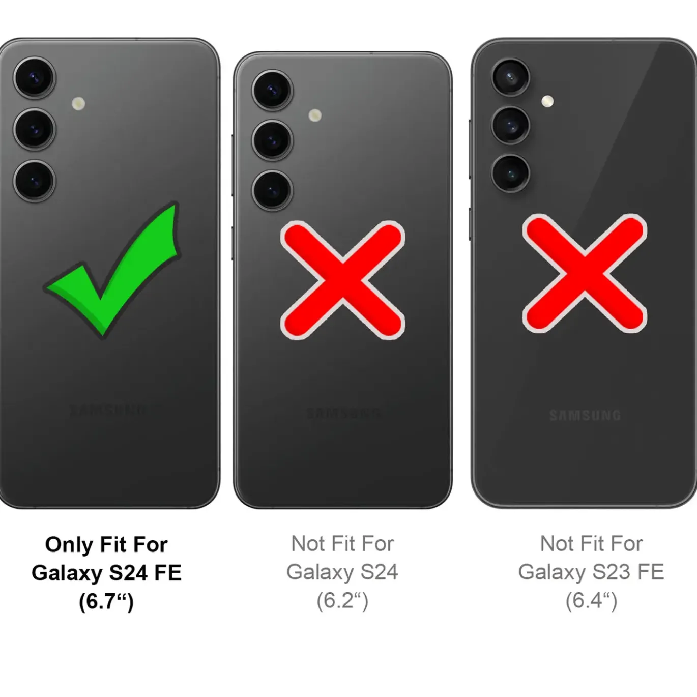 Samsung Galaxy S24 FE - Silikonhülle mit Kartenfach & Kameraschutz