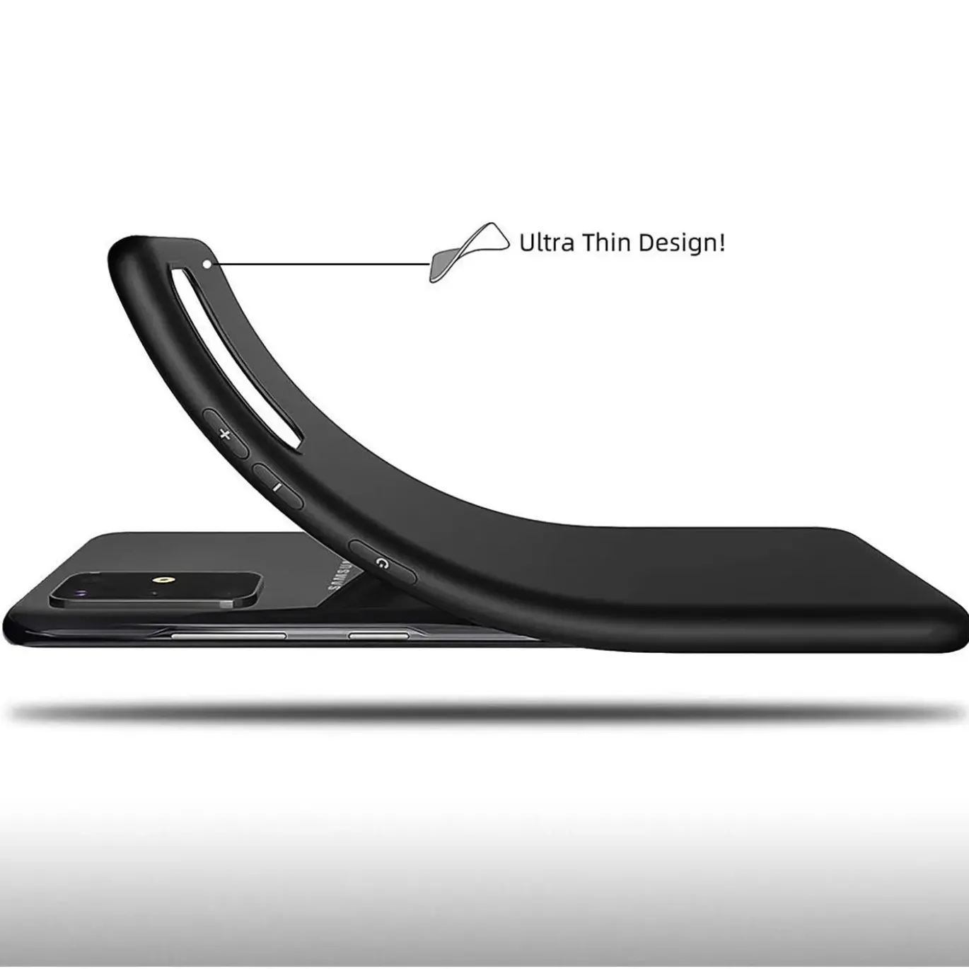 Samsung Galaxy S20 FE - Slim Silikon Backcover Schwarz