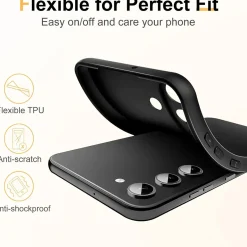 Samsung Galaxy S24 FE - Slim Silikon Backcover Schwarz