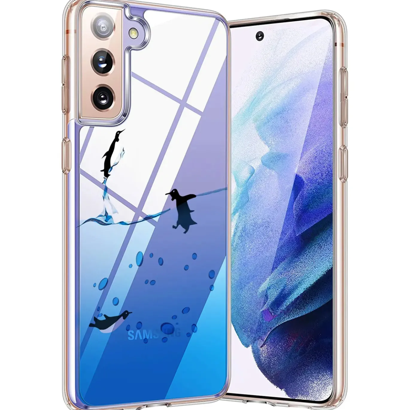 Samsung Galaxy S21 FE - TPU Case mit Motivdruck