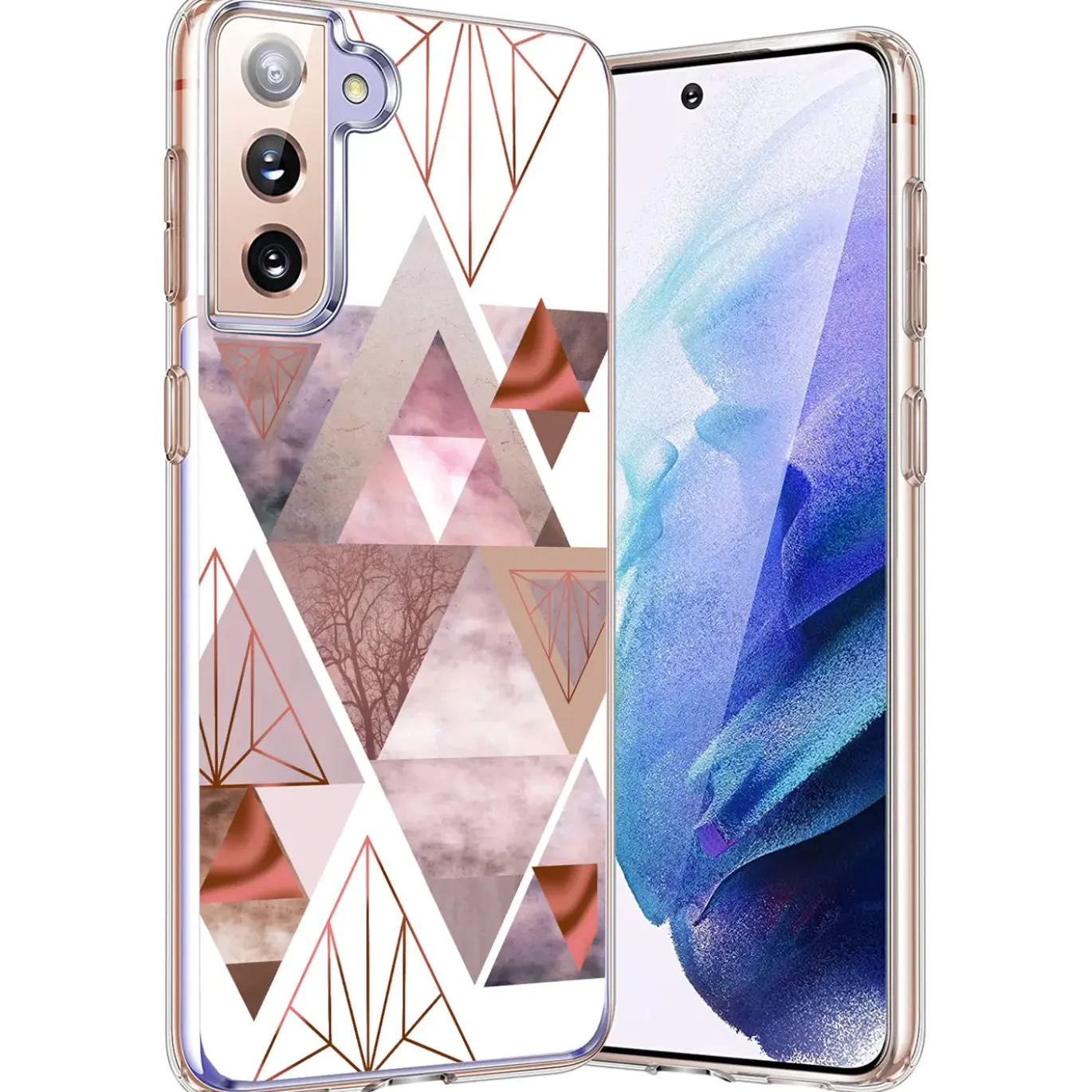 Samsung Galaxy S21 FE - TPU Case mit Motivdruck