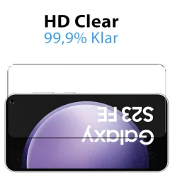 Samsung Galaxy S23 FE - 2x 9H Panzer Glasfolie, Displayfolie