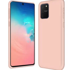 Samsung Galaxy S10 Lite - Silikon Case mit Mikrofaser-Innenseite