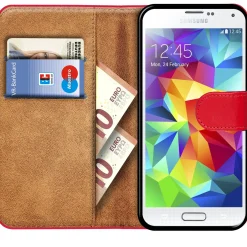 Samsung Galaxy S5 Mini - Klapphülle mit Kartenfächern