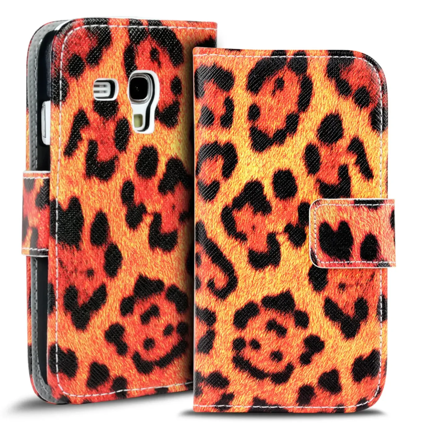 Samsung Galaxy S3 Mini - Motiv Klapphülle mit Kartenfächern & Standfunktion
