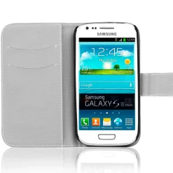 Samsung Galaxy S3 Mini - Motiv Klapphülle mit Kartenfächern & Standfunktion