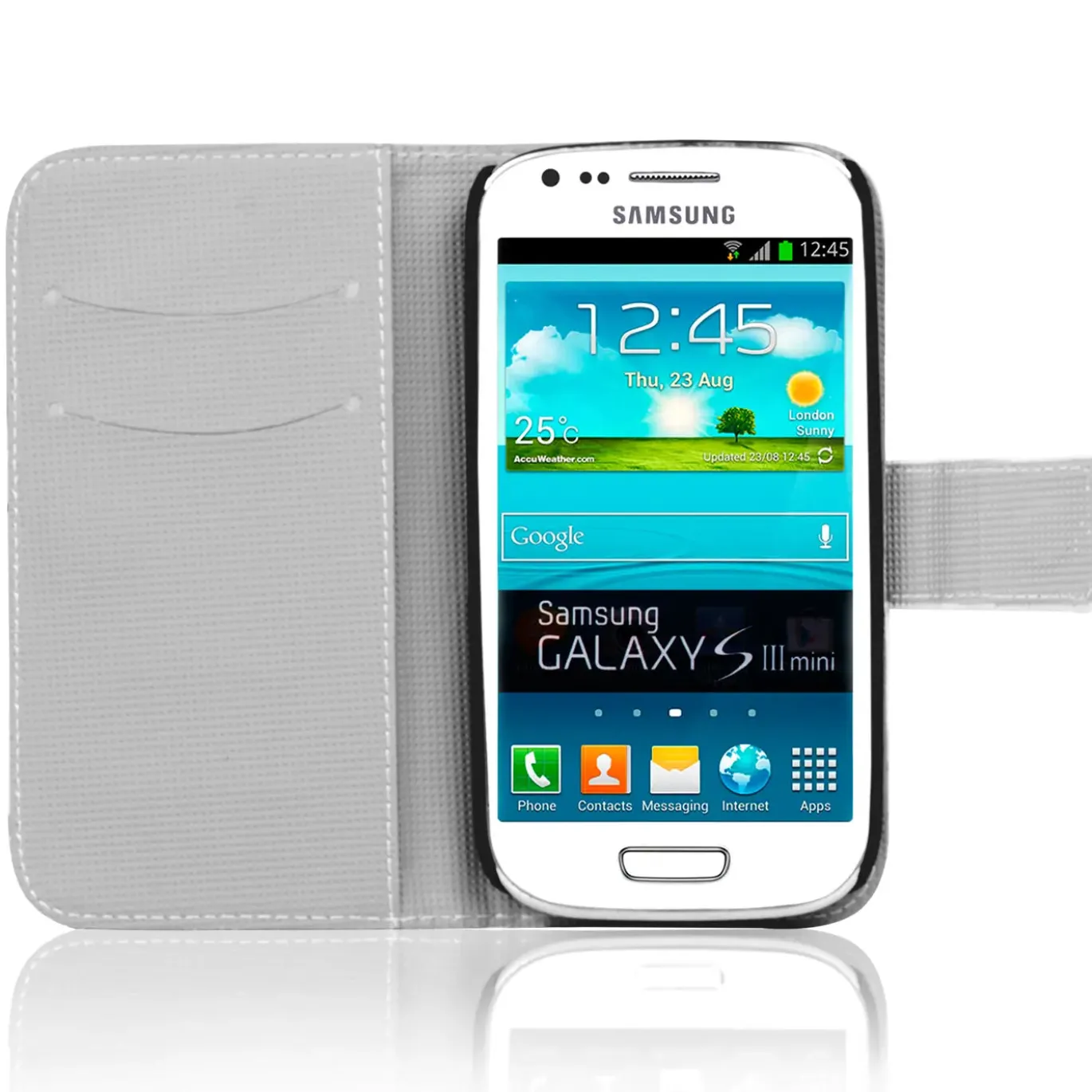 Samsung Galaxy S3 Mini - Motiv Klapphülle mit Kartenfächern & Standfunktion