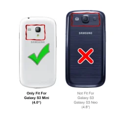 Samsung Galaxy S3 Mini - 2x 9H Panzer Glasfolie, Displayfolie