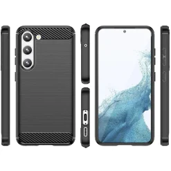 Samsung Galaxy S23 Plus - Carbon Case Hülle, stoßfest