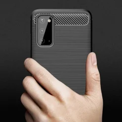 Samsung Galaxy S20 Plus - Carbon Case Hülle, stoßfest