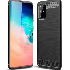 Samsung Galaxy S20 Plus - Carbon Case Hülle, stoßfest