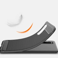 Samsung Galaxy S20 Plus - Carbon Case Hülle, stoßfest