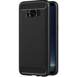 Samsung Galaxy S8 Plus - Carbon Case Hülle, stoßfest