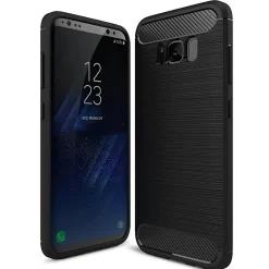Samsung Galaxy S8 Plus - Carbon Case Hülle, stoßfest