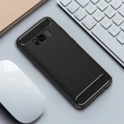 Samsung Galaxy S8 Plus - Carbon Case Hülle, stoßfest