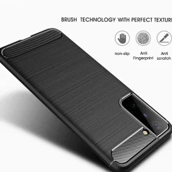 Samsung Galaxy S21 Plus - Carbon Case Hülle, stoßfest