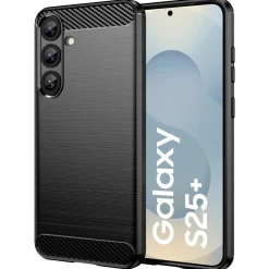 Samsung Galaxy S25 Plus - Carbon Case Hülle, stoßfest