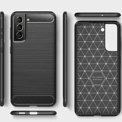 Samsung Galaxy S22 Plus - Carbon Case Hülle, stoßfest