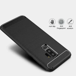 Samsung Galaxy S9 Plus - Carbon Case Hülle, stoßfest