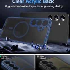 Samsung Galaxy S25 Plus - Farbige MagSafe Hülle mit Kameraschutz