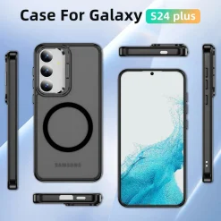 Samsung Galaxy S24 Plus - Farbige MagSafe Hülle mit Ring