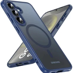Samsung Galaxy S24 Plus - Farbige MagSafe Hülle mit Kameraschutz