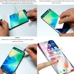 Samsung Galaxy S21 Plus - Fullscreen TPU Displayschutzfolie