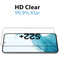 Samsung Galaxy S22 Plus - 9H Displayschutzfolie 2x Display & Kamera