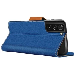 Samsung Galaxy S22 Plus - Jeanslook Klapphülle mit Kartenfach