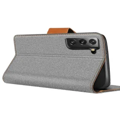 Samsung Galaxy S23 Plus - Jeanslook Klapphülle mit Kartenfach