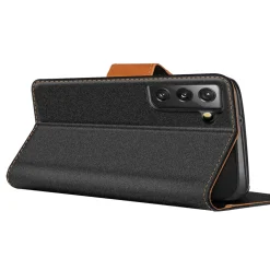 Samsung Galaxy S23 Plus - Jeanslook Klapphülle mit Kartenfach