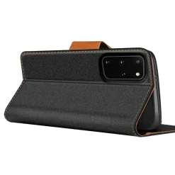 Samsung Galaxy S20 Plus - Jeanslook Klapphülle mit Kartenfach