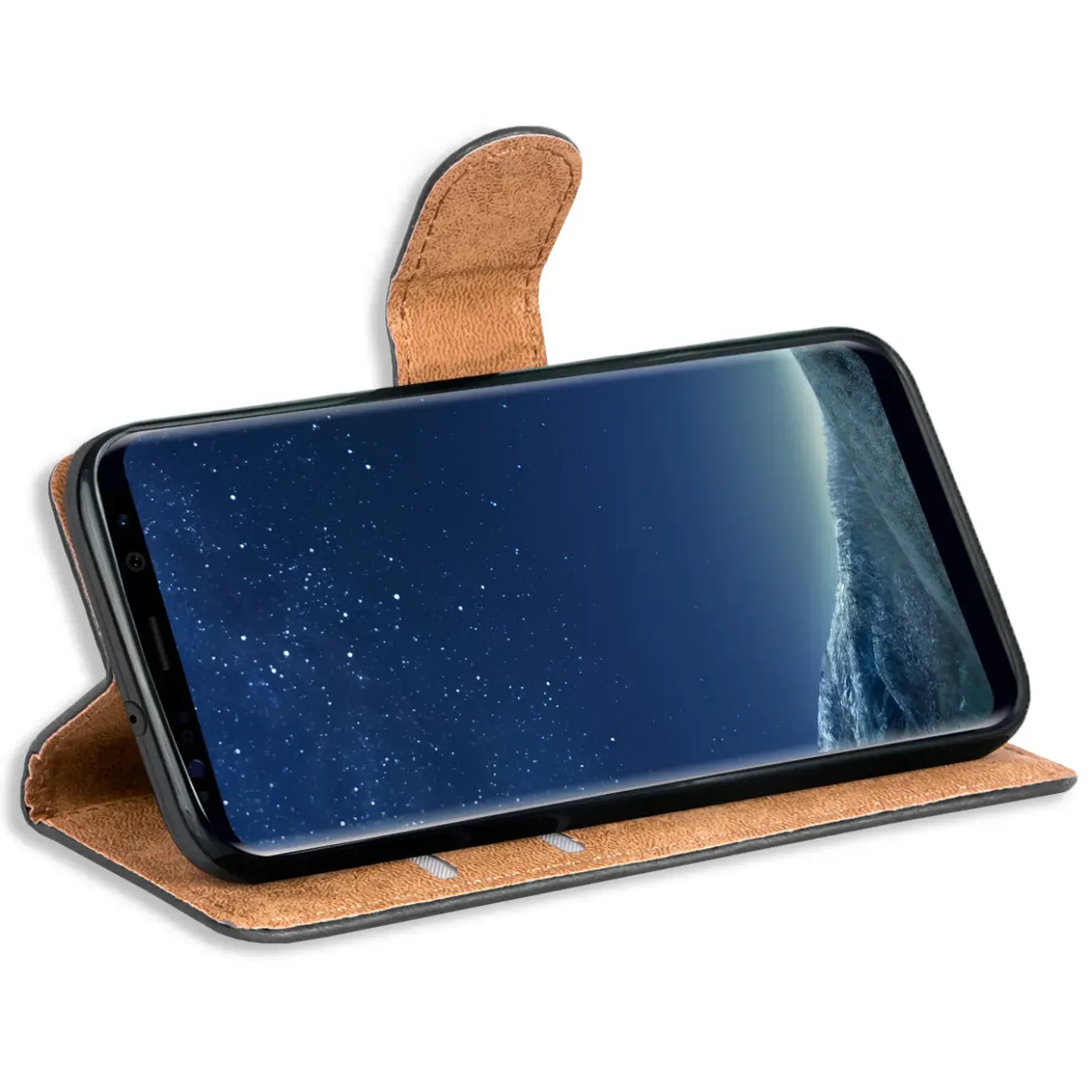 Samsung Galaxy S8 Plus - Klapphülle mit Kartenfächern