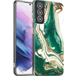 Samsung Galaxy S21 Plus - Marmor & Sand Design Hülle
