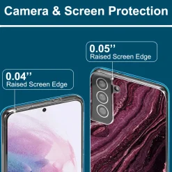 Samsung Galaxy S21 Plus - Marmor & Sand Design Hülle