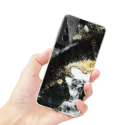 Samsung Galaxy S21 Plus - Marmor & Sand Design Hülle